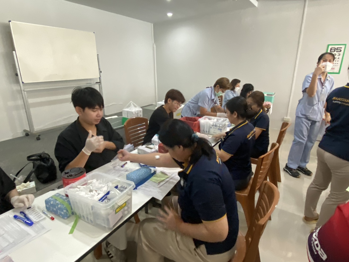 บริษัท จิรการบัญชี จำกัด สนับสนุนพื้นที่จัดกิจกรรม "ตรวจสุขภาพประจำปี 2569" ร่วมกับโรงพยาบาลพระปกเกล้า เพื่อผู้ประกันตน มาตรา 33 และ 39 รูปที่ 5